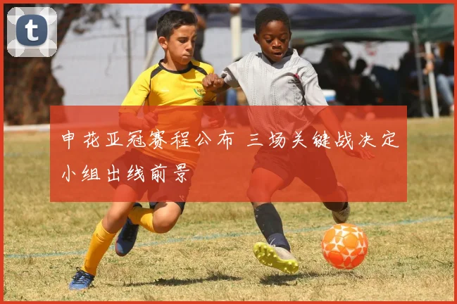 申花亚冠赛程公布 三场关键战决定小组出线前景